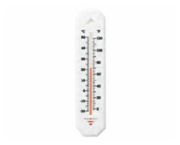 Wall / Room Thermometer Durac® Fahrenheit / Celsius 0° to 120°F (-20° to +50°C) Ambient Sensor Wall Mount Does Not Require Power 13201752 Pack of 1 13201752 Durac® 976229_EA