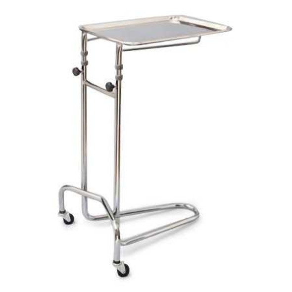 Mayo Instrument Stand McKesson 50 lbs. Weight Capacity 1 Tray 21 W x 20 D Inch 37 - 53 Inch 16-3/4 x 21-1/2 Inch 63-4366 Pack of 1 63-4366 McKesson 880877_EA