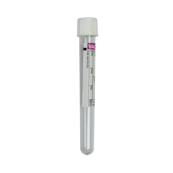 VACUETTE® Venous Blood Collection Tube K3 EDTA Additive 6 mL Pull Cap Polyethylene Terephthalate (PET) Tube 456074 Box of 50 456074 VACUETTE® 917171_BX