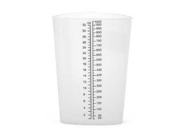 Graduated Container Triangular Polypropylene 1,000 mL (32 oz.) DYND80419 Case of 200 DYND80419 MEDLINE 1076076_CS