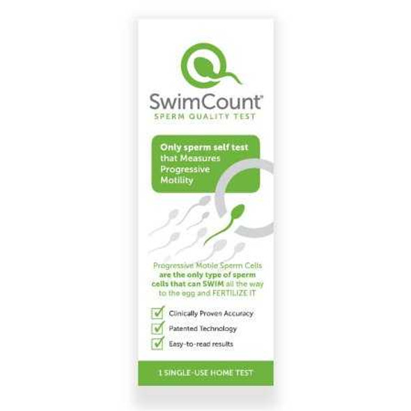 Sexual Health Test Kit SwimCount® Sperm Quality Test 24 Tests CLIA Waived USSC1SC Case of 24 USSC1SC SwimCount® 1233553_CS