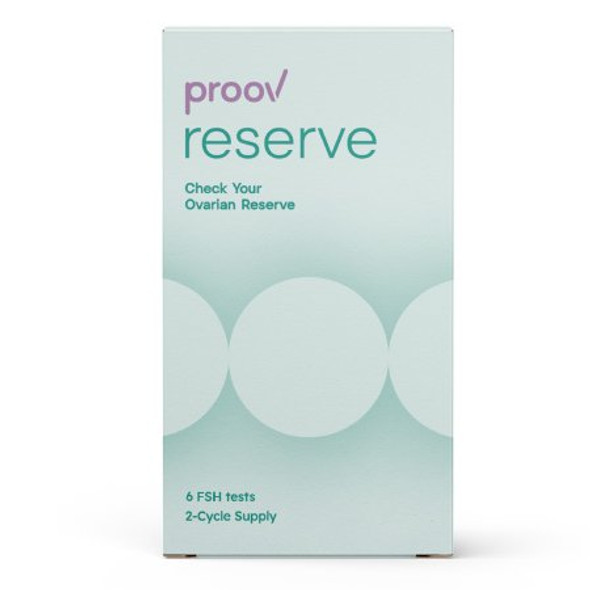 Sexual Health Test Kit Proov Reserve Follice Stimulating Hormone (FSH) 6 Tests per Kit CLIA Waived USFS2PV-6 Case/1008