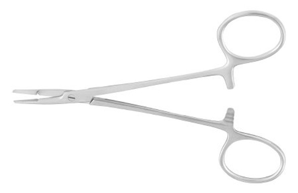 Needle Holder McKesson Argent™ 4-3/4 Inch Length Serrated Jaws Finger Ring Handle 43-1-870 Each/1