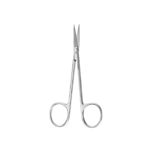 Iris Scissors McKesson Argent™ Iris 3-1/2 Inch Surgical Grade German Stainless Steel NonSterile Finger Ring Handle Straight Sharp Tip / Sharp Tip 43-1-1396 Pack of 1