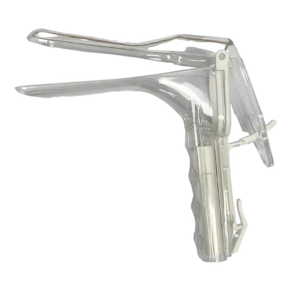 Vaginal Speculum NonSterile Office Grade Plastic Small Double Blade Duckbill Disposable Built-In Light Source 22200 Box of 25