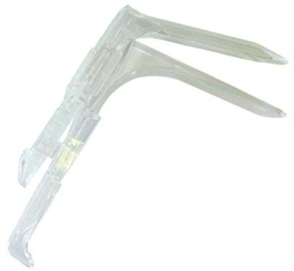 Vaginal Speculum Dukal™ Graves NonSterile Office Grade Plastic Small Double Blade Duckbill Disposable Without Light Source Capability 6650 Case/10