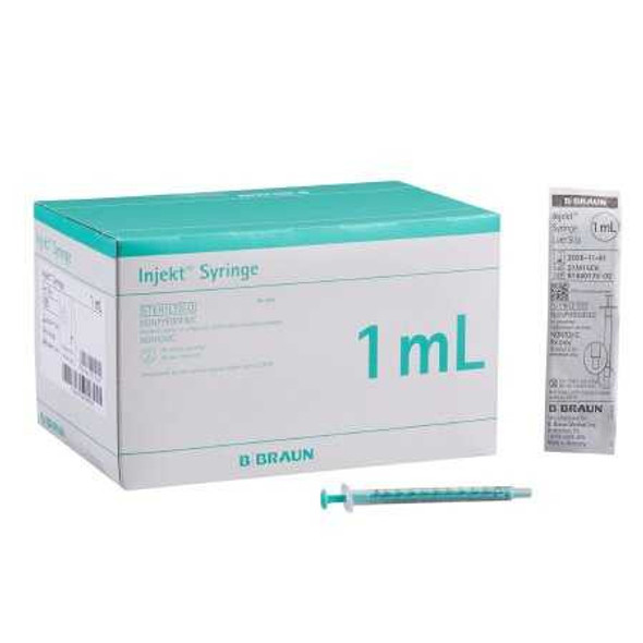 General Purpose Syringe Injekt™ 1 mL Luer Slip Tip Without Safety 9166017V-02 Case of 1800 9166017V-02 Injekt™ 880804_CS