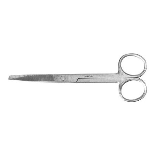 Operating Scissors Miltex® 5-1/2 Inch Length Floor Grade Pakistan Stainless Steel Sterile Finger Ring Handle Straight Blade Sharp Tip / Blunt Tip 5-16-ST-50 Box of 50 5-16-ST-50 Miltex® 1219112_BX