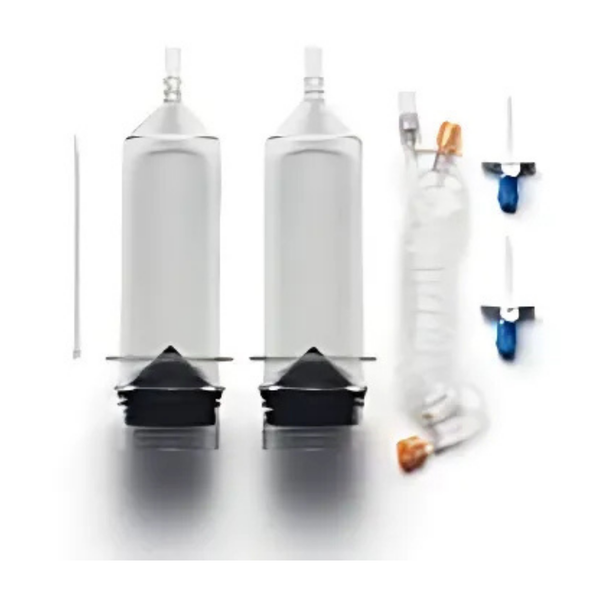 CT Single Syringe Kit 60 Inch Tubing 200 mL 017345 Case of 50