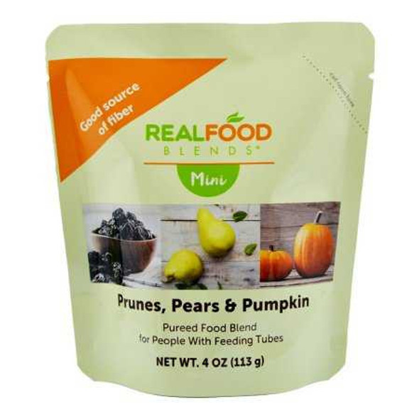 Tube Feeding Formula Real Food Blends® Mini Prunes / Pears / Pumpkin Flavor Liquid 4 oz. Pouch 182829 Case of 12 182829 Real Food Blends® Mini 1212925_CS