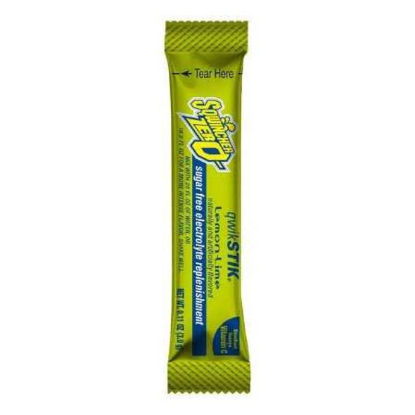 Oral Electrolyte Solution Sqwincher® Quik Stik® Zero Lemon-Lime Flavor 0.11 oz. Electrolyte 159060106 Case of 500 159060106 Sqwincher® Quik Stik® Zero 1131076_CS