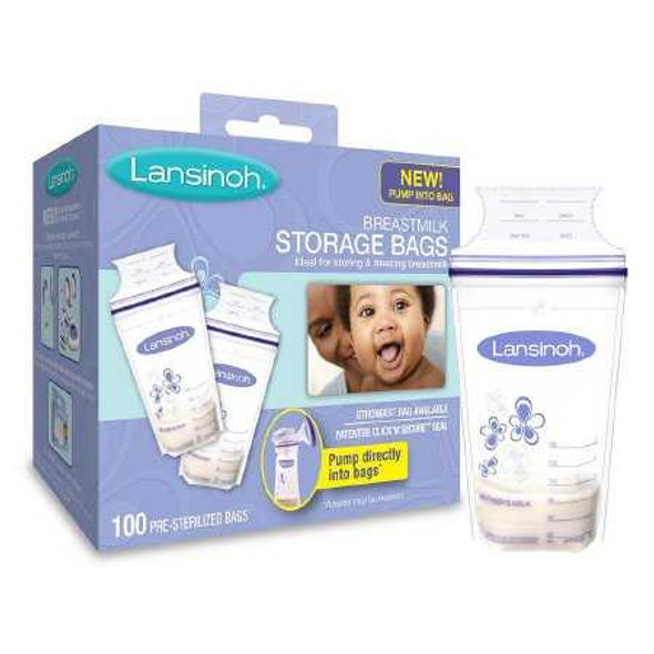 Breast Milk Storage Bag Lansinoh® 6 oz. 20473 Case of 12 20473 Lansinoh® 1083488_CS