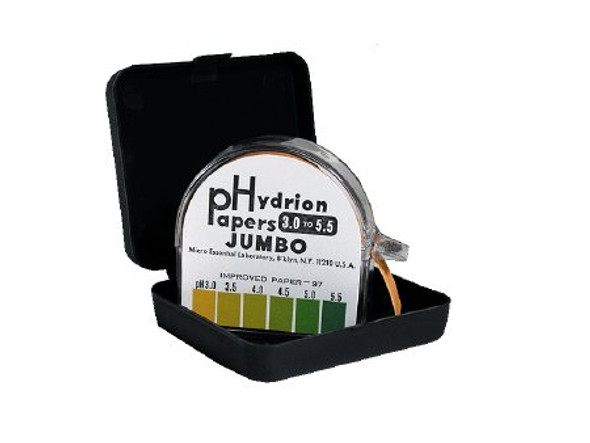 pH Paper in Dispenser Hydrion™ 3.0 to 5.5 14853158E Each/1