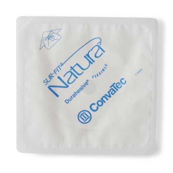 Ostomy Barrier Sur-Fit Natura® Trim to Fit, Extended Wear Durahesive® Tan Tape 45 mm Flange Hydrocolloid 1 to 1-1/4 Inch Opening 4 x 4 Inch 413166 Pack of 1 413166 Sur-Fit Natura® 461920_EA