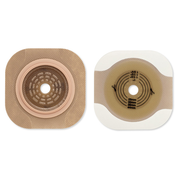 Skin Barrier New Image‚ Flat CeraPlus‚ Precut 1-3/4 Inch Flange 1 Inch Opening 112014 Box of 5