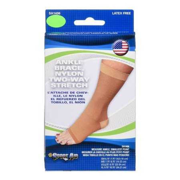 Ankle Support Sportaid Small Pull-On Foot SA1406 SM Pack of 1 SA1406 SM Sportaid 793429_EA