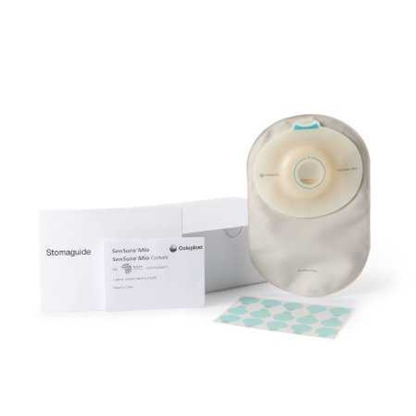 Ostomy Pouch SenSura® Mio Convex One-Piece System 8-1/4 Inch Length, Maxi Soft Convex, Pre-Cut 1 Inch Stoma Closed End 16310 Box of 10 16310 SenSura® Mio Convex 1006173_BX