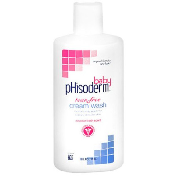 Baby Soap pHisoderm® Baby Cream 8 oz. Bottle Powder Scent 31074205250 Each/1
