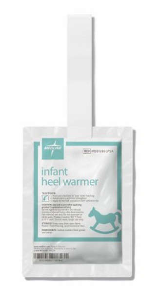Instant Infant Heel Warmer Medline Heel One Size Fits Most Plastic Cover / Gel Disposable MDS138007 Box/25