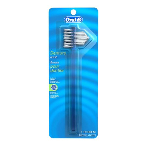 Denture Brush Oral-B 2-Sided Bristle Blue 00041081001 Each/1