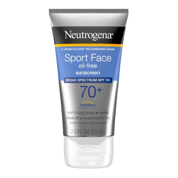 Sunscreen Neutrogena® Sport Face SPF 70 Lotion 2.5 oz. Tube 08680087025 Each/1