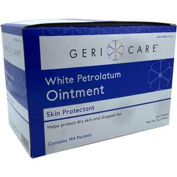 Petroleum Jelly 5 Gram Individual Packet NonSterile S164-14-GCP Case of 864 S164-14-GCP Geri-Care 1220891_CS