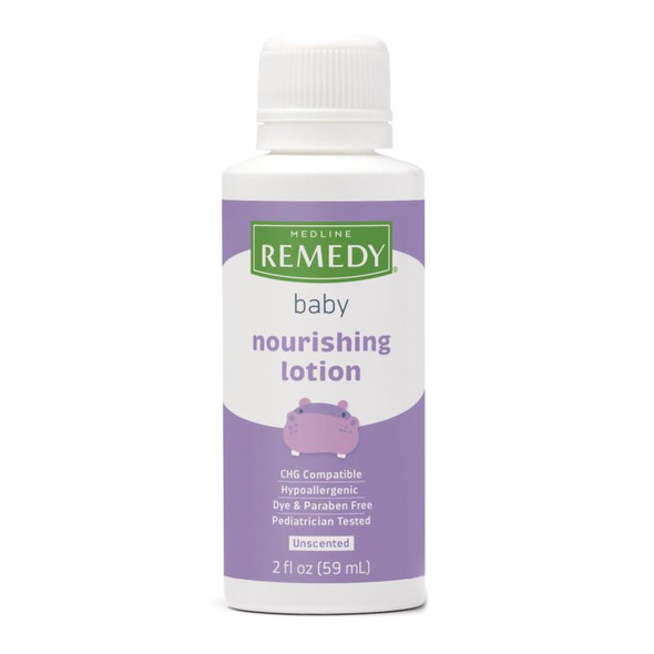 Baby Lotion Remedy 2 oz. Bottle Unscented Lotion MSC092FFB02 Case of 96