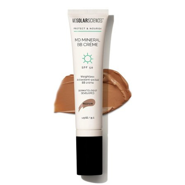 Makeup with Sunscreen MDSolarsciences™ MD Mineral BB Crème SPF 50 Cream 1.23 oz. Tube 148003 Pack/3