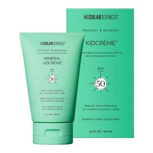 Sunscreen MDSolarSciences® Mineral KidCrème® SPF 50 Cream 3.4 oz. Tube 138001 Pack of 6 138001 MDSolarSciences® Mineral KidCrème® 1213490_PK