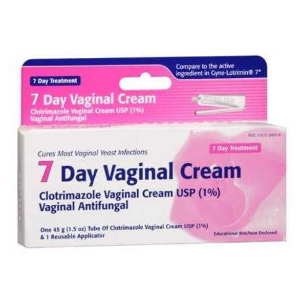 Vaginal Antifungal 1% Strength Cream 1.5 oz. Tube 51672200306 Pack of 1 51672200306 Taro 634244_EA