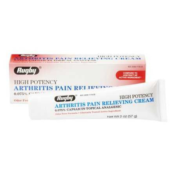 Topical Pain Relief Major® 0.075% Strength Capsaicin Cream 2 oz. 00536111825 Pack of 1 00536111825 Major® 1061984_EA