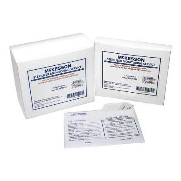 McKesson Sterilizer Monitoring Mail-In Service Steam / EO Gas / Dry Heat / Chemical Vapor 73-EMS052 Case of 208 73-EMS052 McKesson 841966_CS