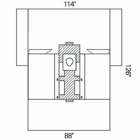 Orthopedic Drape Orthoarts® Hip Drape 114 W x 88 W x 126 L Inch Sterile 89345 Case of 6 89345 Orthoarts® 192597_CS
