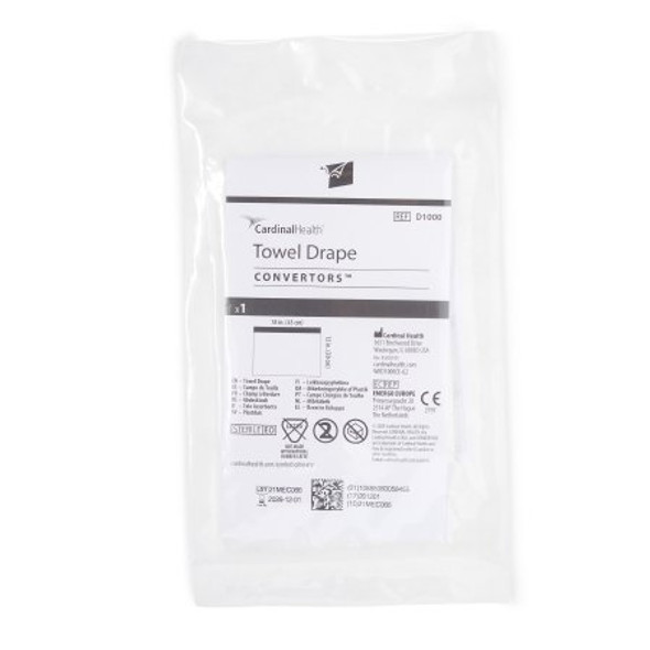 General Purpose Drape Towel Drape 18 W X 12 L Inch Sterile D1000 Box/1