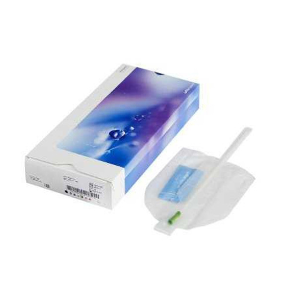 Intermittent Closed System Catheter Tray LoFric® Hydro-Kit™ Male / Straight Tip 14 Fr. Without Balloon Hydrophilic Coated Polyolefin-Based Elastomer (POBE) 42014403 Box of 30 42014403 Lofric® Hydro-Kit™ 1184044_BX