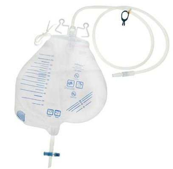 Urinary Drain Bag AMSure® Anti-Reflux Valve Sterile Fluid Path 2000 mL AS302 Pack of 1 AS302 AMSure® 1124926_EA