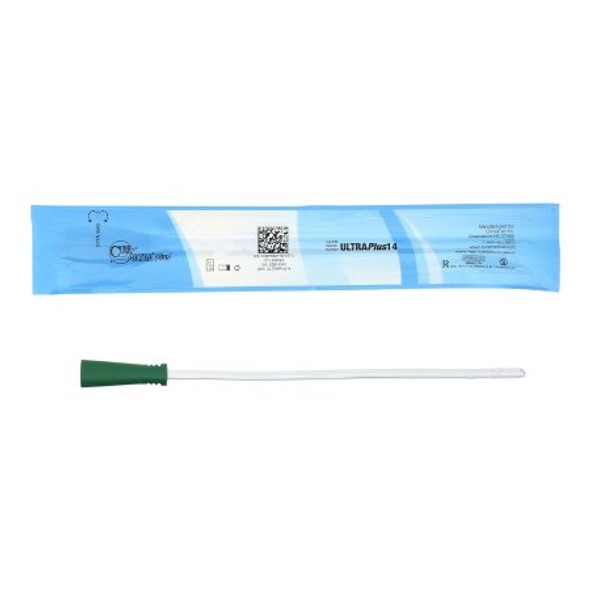 Urethral Catheter Cure Ultra® Plus™ Straight Tip Lubricated PVC 14 Fr. 8 Inch ULTRAPLUS14 Each/1