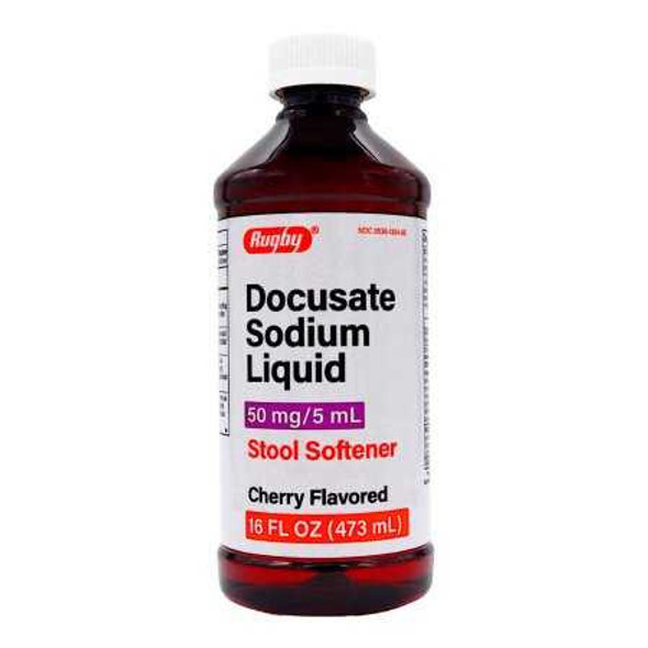 Stool Softener Cherry Flavor Liquid 16 oz. 50 mg / 5 mL Strength Docusate Sodium 00536130485 Pack of 1 00536130485 MAJOR PHARMACEUTICALS 1181884_EA