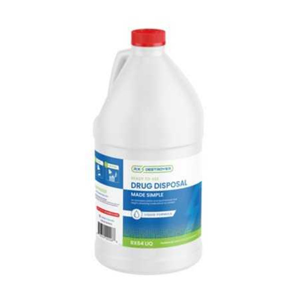 Drug Disposal System for Liquid Medication Only Rx Destroyer™ Liquid 6 lbs. Carton Weight RX64LIQ Pack of 1 RX64LIQ Rx Destroyer™ Liquid 970079_EA