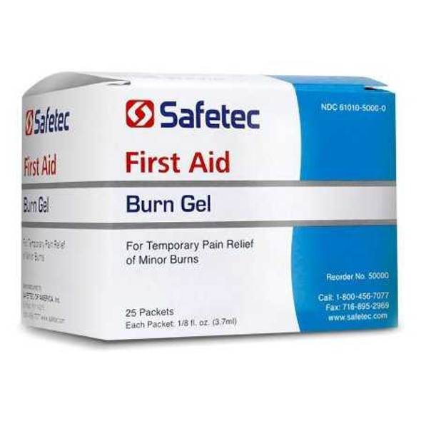 Burn Relief Topical Gel 0.9 Gram Individual Packet 50006 Box of 25 50006 SAFETEC OF AMERICA 1120935_BX