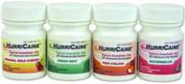 Oral Pain Relief HurriCaine® 20% Strength Benzocaine Oral Gel 1 oz. 00283088631 Pack of 1 00283088631 HurriCaine® 640988_EA
