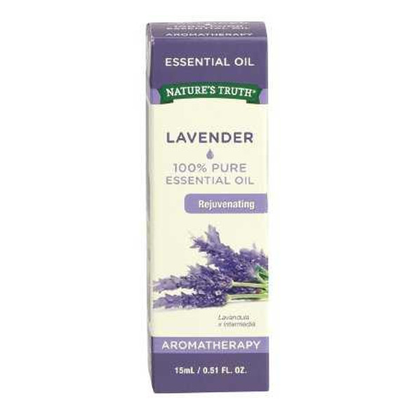 Pure Essential Oil Nature's Truth® Lavender Oil Oil 15 mL 84009310099 Pack of 1 84009310099 Nature's Truth® 1150096_EA