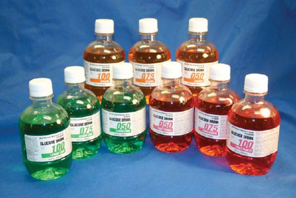 Glucose Tolerance Beverage Glucose Drink Lemon-Lime 100 Gram 10 oz. per Bottle 10-LL-100 Case/24