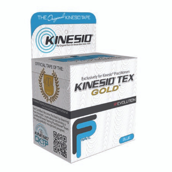 Kinesiology Tape Kinesio® Tex Gold™ FP Blue 2 Inch X 5-1/2 Yard Cotton NonSterile 24-4871 Roll/1