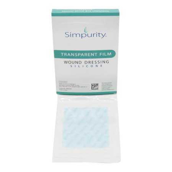 Transparent Film Dressing Simpurity™ 4 x 5 Inch Without Delivery Method Rectangle Sterile SNS57245 Box of 12 SNS57245 Simpurity™ 1136072_BX