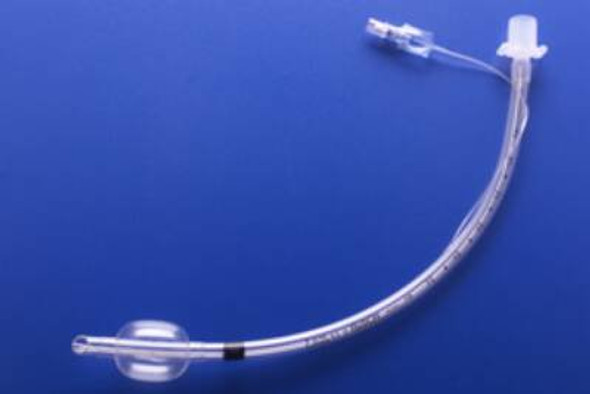 Cuffed Endotracheal Tube Safety Clear Plus™ 250 mm Length Curved 5.0 mm Pediatric Murphy Eye 112082050 Box/10