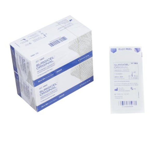 Absorbable Hemostatic Dressing Surgicel® 2 X 3 Inch Sterile 1953 Each/1
