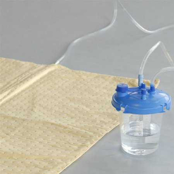 Absorbent Floor Mat SurgiSafe® Evacm Thickat® 36 x 48 Inch Yellow 95005 Box of 5 95005 SurgiSafe® Evacm Thickat® 833587_BX