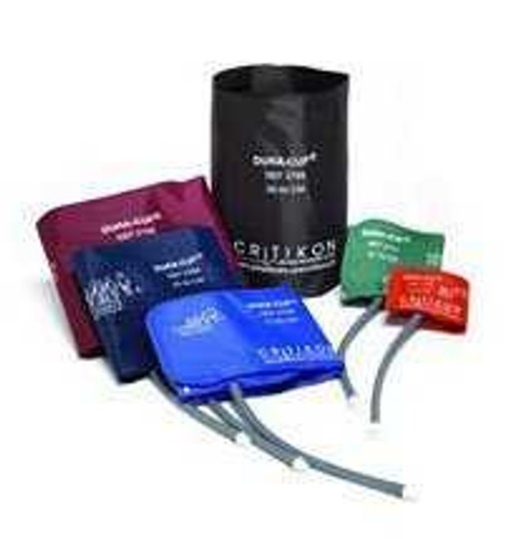 Single Patient Use Blood Pressure Cuff Set Dura-Cuf® 17 to 25 cm Arm Nylon Cuff Small Adult Cuff DUR-A1-2A Pack of 1 DUR-A1-2A Dura-Cuf® 881998_EA
