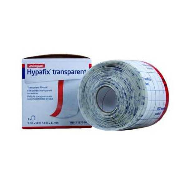 Waterproof Medical Tape Hypafix® Transparent Transparent 2 Inch x 11 Yard Polyurethane Film NonSterile 7237800 Pack of 1 7237800 Hypafix® Transparent 1106579_EA